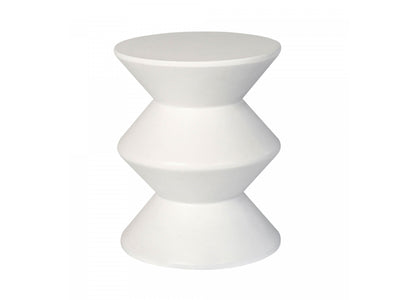 Gavrin Inverted Side Table - White