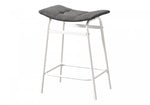 Baffin Counter Stool - White/Grey - Set Of Two