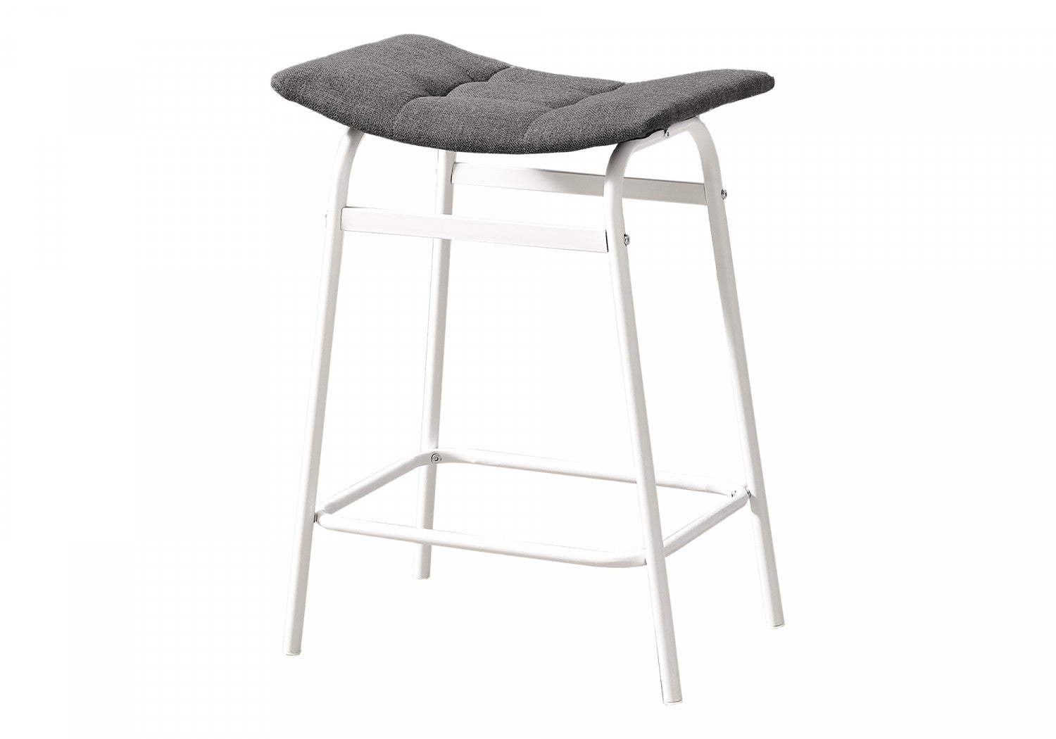 Baffin Counter Stool - White/Grey - Set Of Two