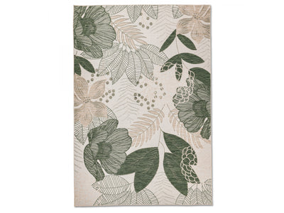 Marbella Floral Outdoor Rug - 5' x 7' - Green