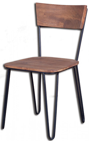 Eberlinn Dining Chair - Matte Brown - Set of Two