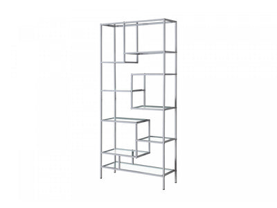 Quin Bookcase - Silver