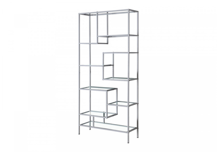 Quin Bookcase - Silver