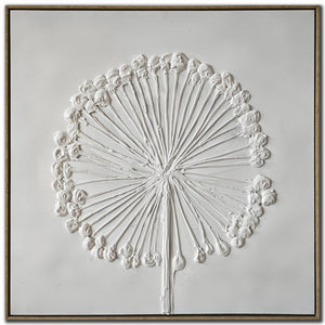 Delicate Dandelion I Wall Art - White - 30 X 30