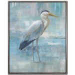 Elegant Watcher I Wall Art - Blue/White - 24 X 30