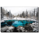 Winter Oasis Wall Art - Grey/Blue - 16 X 20
