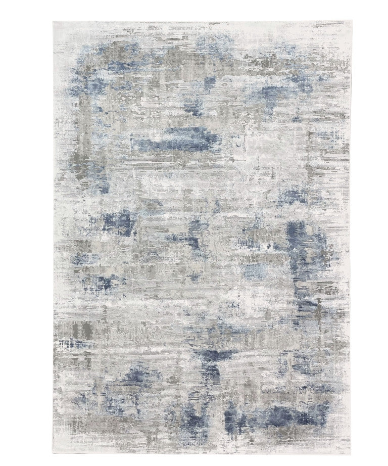 Skadi Casual Rug - 4' x 6' - Blue/White