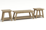 Dayton 3-Piece Coffee Table Set - Dark Oak