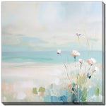 Pastel Shores II Wall Art - Blue/White - 18 X 18