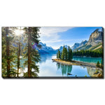 Tranquil Jewel Wall Art - Blue/Green - 20 X 40