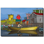 Rowboat Rendezvous Wall Art - Multi-Colour - 16 X 20