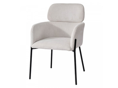Celon Dining Chair - Corduroy White