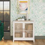 Tess Accent Cabinet - Ivory Oak