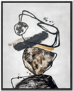 Equilibrium II Wall Art - Beige/Brown/Black - 24 X 30