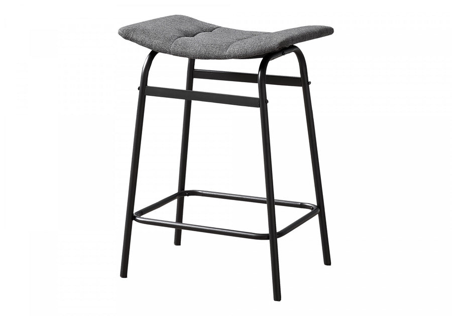 Baffin Counter Stool - Black/Grey - Set Of Two