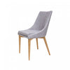 Vellaro Side Chair - Light Grey/Natural - Set of Two