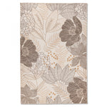 Marbella Floral Outdoor Rug - 5' x 7' - Brown