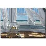 Seabreeze Sanctuary Wall Art - Blue/White - 38 X 60