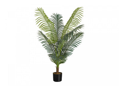 47" Palm Tree With 6" Black Pot - Green
