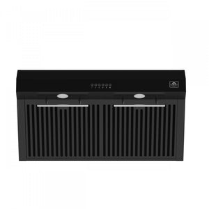 Forno Bari Black 30" 400 CFM Under Cabinet Range Hood - FRHUC5255-30BLK
