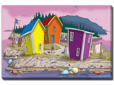 Lollipop Lane Wall Art - Multi-Colour - 16 X 20