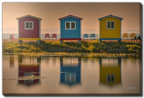 Cabin Trifecta Wall Art - Multi-Colour - 38 X 60
