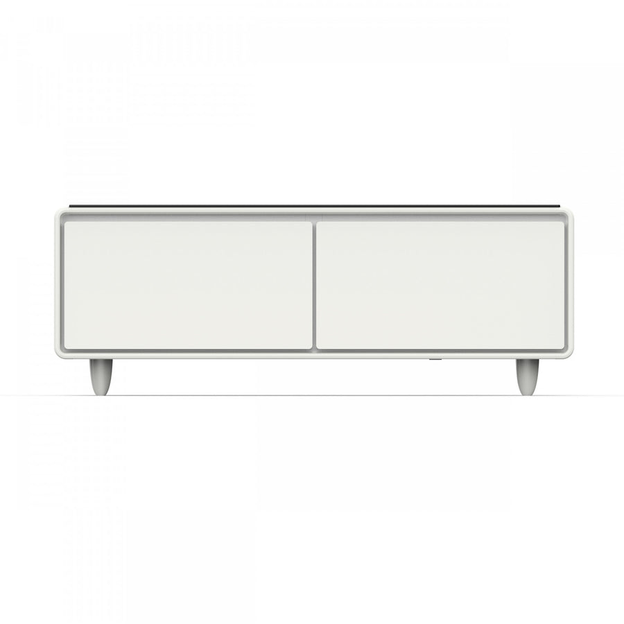 Forno Tavolo Smart Coffee Table With Dual Refrigerator Drawers - White - FCTFR7006-51WHT