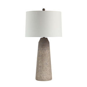 Veda Table Lamp - Textured Beige