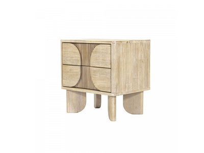 Lofva Night Table - Light Brown/Beige