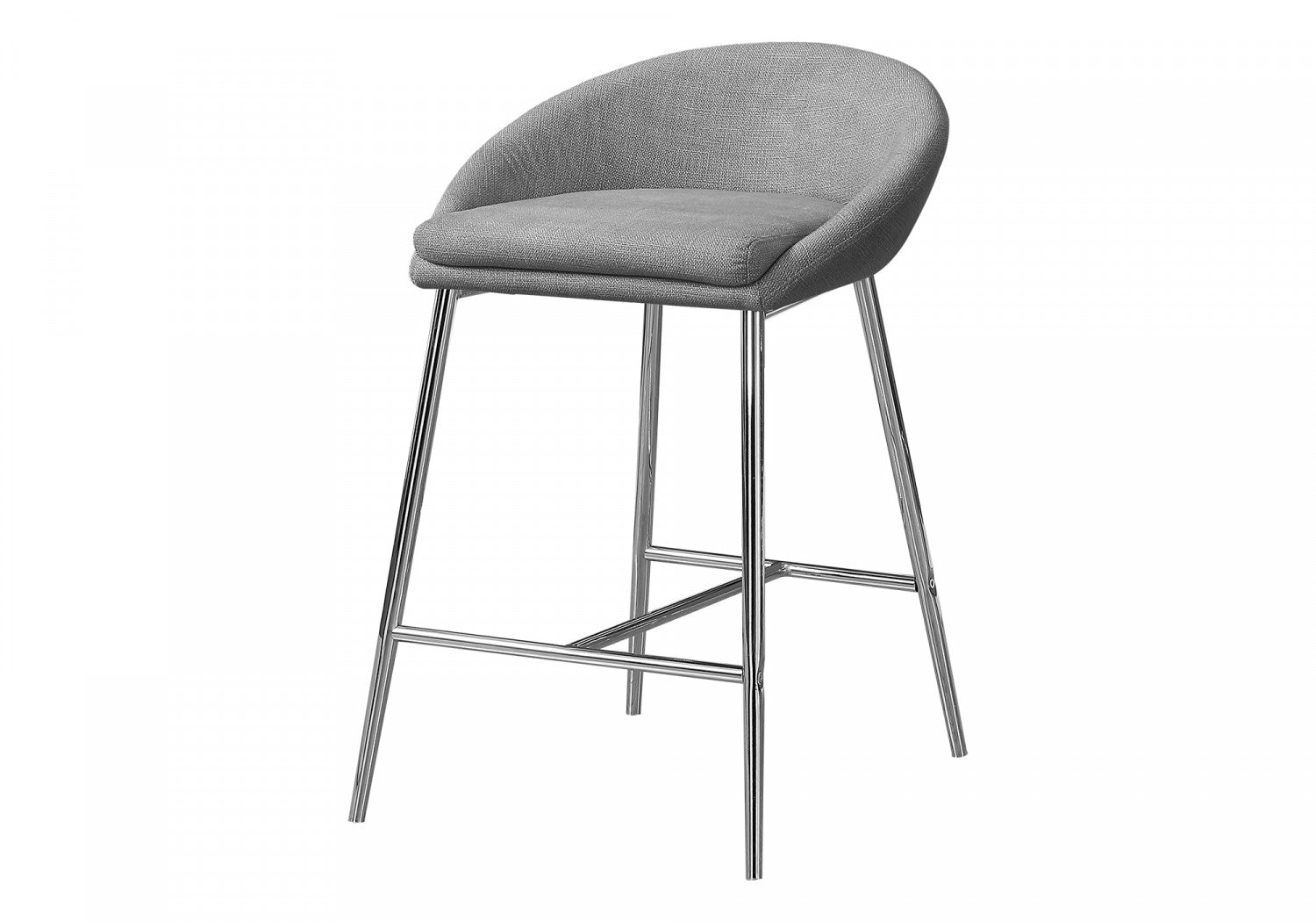 Juliette Counter Stool - Grey - Set Of Two