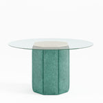 Sundre 54" Dining Table - Coastal Green