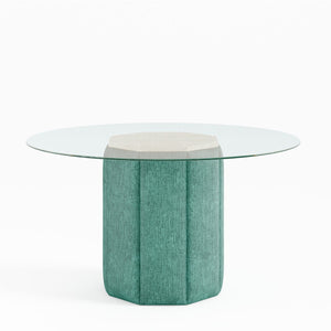 Sundre 54" Dining Table - Coastal Green
