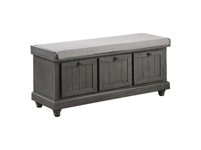 Woodwell Bench - Dark Grey