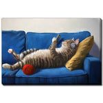 Feline Fine Wall Art - Multi-Colour - 16 X 20
