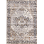 Elegant Traditional Area Rug - Grey Brown - 8' X 11'