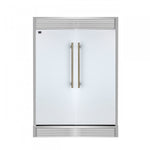 Forno Maderno 60" White 2-piece Built-In Convertible Refrigerator/Freezer (27.2 Cu. Ft.) - FFFFD1722-60SG-WHT