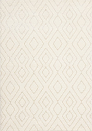 Sasha Soft Diamonds Area Rug - Cream - 5' X 8'