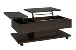 Ishana Dual Lift-Top Coffee Table - Espresso