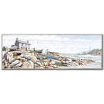Harbour Haven Wall Art - Blue/Natural - 20 X 60