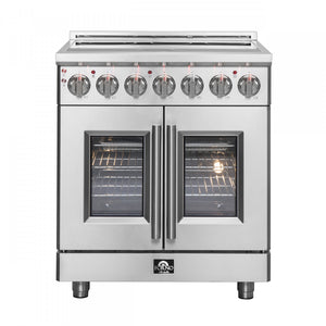 Forno Massimo Stainless Steel Freestanding Electric Range With Air Fryer (4.32 Cu. Ft.) - FFSEL6955-30