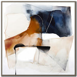 Midnight Fold I Wall Art - Orange/Blue - 32 X 32