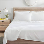 Kindle 100% Organic Cotton Full Sheet Set - White