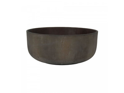 Heartholm Bowl Planter - Rustic Brown