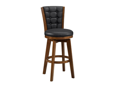 Medford Bar Stool - Black, Brown - Set of Two