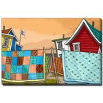 Between Neighbours Wall Art - Multi-Colour - 22 X 28