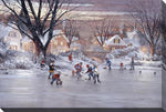 Pond Hockey Memories Wall Art - Multi-Colour - 38 X 60