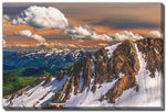 Snowlit Horizon Wall Art - Multi-Colour - 16 X 20