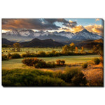 Morning in the Foothills Wall Art - Green - 16 X 20