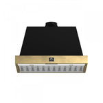 Forno Vittorio Black 36" 600 CFM Wall Mounted Range Hood - FRHWM5078-36BLK