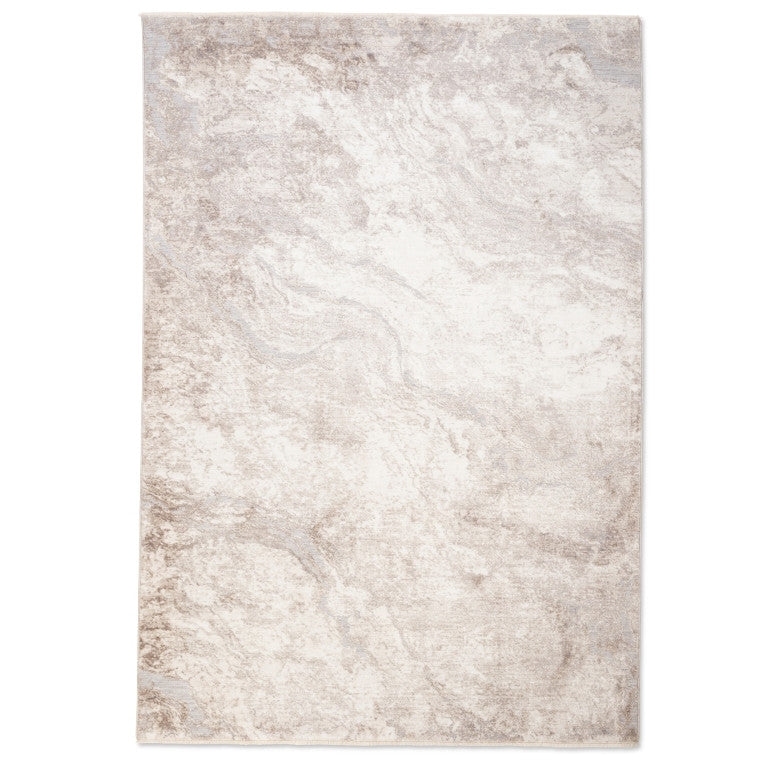 Genevie Casual Rug - 5' x 8' - Antique White/Brown